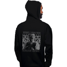 Load image into Gallery viewer, Shirts Pullover Hoodies, Unisex / Small / Black Ya Filthy Animal
