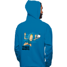 Load image into Gallery viewer, Shirts Pullover Hoodies, Unisex / Small / Sapphire Smells Like Bunghole