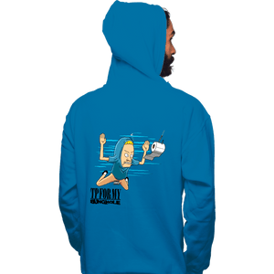 Shirts Pullover Hoodies, Unisex / Small / Sapphire Smells Like Bunghole