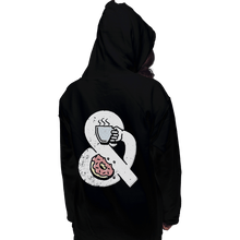 Load image into Gallery viewer, Shirts Pullover Hoodies, Unisex / Small / Black Coffee and Donuts