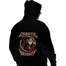 Load image into Gallery viewer, Shirts Pullover Hoodies, Unisex / Small / Black Chaotic Naughy Santa