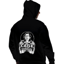 Load image into Gallery viewer, Daily_Deal_Shirts Pullover Hoodies, Unisex / Small / Black Cage Is My Superman