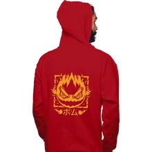 Load image into Gallery viewer, Shirts Pullover Hoodies, Unisex / Small / Red Fireball Bomb