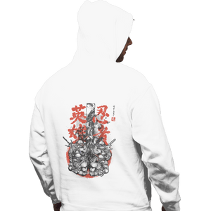 Shirts Pullover Hoodies, Unisex / Small / White Half-Shell Ninjas
