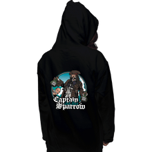 Load image into Gallery viewer, Secret_Shirts Pullover Hoodies, Unisex / Small / Black Capt. Jack Black Sparrow