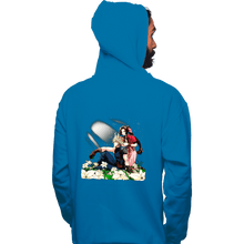 Load image into Gallery viewer, Shirts Pullover Hoodies, Unisex / Small / Sapphire Flower Children