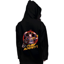 Load image into Gallery viewer, Shirts Zippered Hoodies, Unisex / Small / Black Flame Alchemist