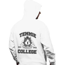 Load image into Gallery viewer, Shirts Zippered Hoodies, Unisex / Small / White Temmie College