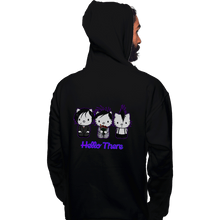 Load image into Gallery viewer, Shirts Pullover Hoodies, Unisex / Small / Black Hello There