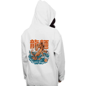Daily_Deal_Shirts Pullover Hoodies, Unisex / Small / White Ramen Dragon
