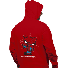 Load image into Gallery viewer, Shirts Pullover Hoodies, Unisex / Small / Red Hello Porker