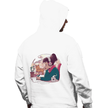 Load image into Gallery viewer, Daily_Deal_Shirts Pullover Hoodies, Unisex / Small / White Lo Fi Sketch & Coffee