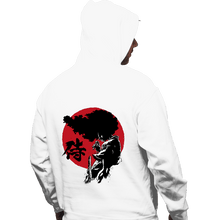 Load image into Gallery viewer, Daily_Deal_Shirts Pullover Hoodies, Unisex / Small / White Afro Sumi-E