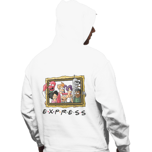 Shirts Pullover Hoodies, Unisex / Small / White Friends Express