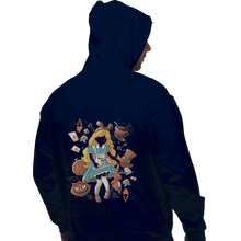 Load image into Gallery viewer, Shirts Pullover Hoodies, Unisex / Small / Navy Wonderland Girl