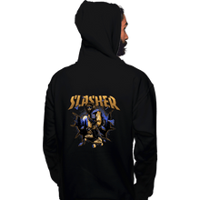 Load image into Gallery viewer, Daily_Deal_Shirts Pullover Hoodies, Unisex / Small / Black Wolf Slasher