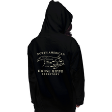 Load image into Gallery viewer, Secret_Shirts Pullover Hoodies, Unisex / Small / Black House Hippo