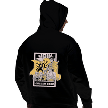 Load image into Gallery viewer, Shirts Zippered Hoodies, Unisex / Small / Black Join Golden Deer