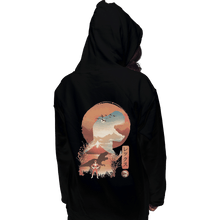 Load image into Gallery viewer, Shirts Zippered Hoodies, Unisex / Small / Black Red Ranger Ukiyoe