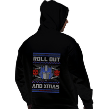 Load image into Gallery viewer, Shirts Pullover Hoodies, Unisex / Small / Black Roll Out And Xmas