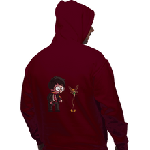 Load image into Gallery viewer, Shirts Pullover Hoodies, Unisex / Small / Maroon Snitch Wings