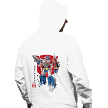 Load image into Gallery viewer, Daily_Deal_Shirts Pullover Hoodies, Unisex / Small / White Prime Sumi-E