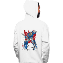 Load image into Gallery viewer, Daily_Deal_Shirts Pullover Hoodies, Unisex / Small / White Sound Sumi-e

