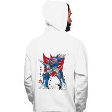 Load image into Gallery viewer, Daily_Deal_Shirts Pullover Hoodies, Unisex / Small / White Sound Sumi-e