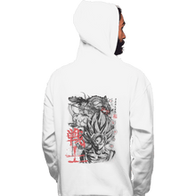 Load image into Gallery viewer, Shirts Pullover Hoodies, Unisex / Small / White Legend Of The Saiyan