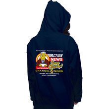 Load image into Gallery viewer, Daily_Deal_Shirts Pullover Hoodies, Unisex / Small / Navy Springfield Channel 6 Action News