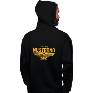 Sold_Out_Shirts Pullover Hoodies, Unisex / Small / Black Nostromo Crew