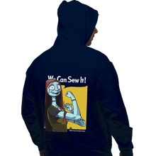 Load image into Gallery viewer, Shirts Zippered Hoodies, Unisex / Small / Navy Sally Rosie
