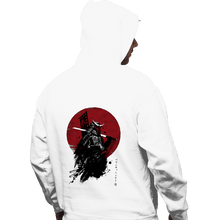 Load image into Gallery viewer, Shirts Pullover Hoodies, Unisex / Small / White Mandalorian Samurai