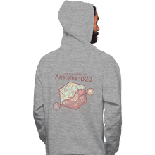Load image into Gallery viewer, Shirts Zippered Hoodies, Unisex / Small / Sports Grey Anatomy Of The D20