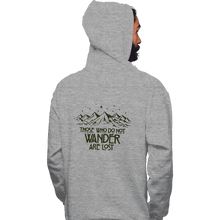 Load image into Gallery viewer, Secret_Shirts Pullover Hoodies, Unisex / Small / Sports Grey Those Who Do Not Wander