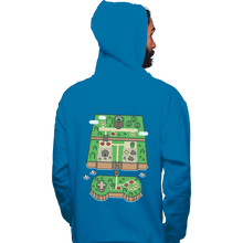 Load image into Gallery viewer, Shirts Pullover Hoodies, Unisex / Small / Sapphire Super Console World