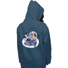 Load image into Gallery viewer, Shirts Pullover Hoodies, Unisex / Small / Indigo Blue School Brawl