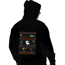 Load image into Gallery viewer, Shirts Pullover Hoodies, Unisex / Small / Black Finish Him Finish Him Finish Him