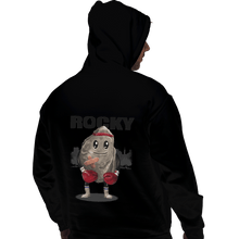Load image into Gallery viewer, Shirts Pullover Hoodies, Unisex / Small / Black Rocky