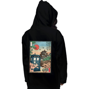 Daily_Deal_Shirts Pullover Hoodies, Unisex / Small / Black The Tardis In Japan