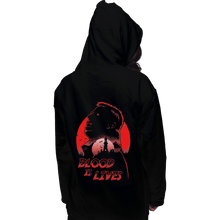 Load image into Gallery viewer, Shirts Zippered Hoodies, Unisex / Small / Black Blood Is Lives