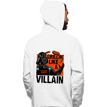 Load image into Gallery viewer, Secret_Shirts Pullover Hoodies, Unisex / Small / White Grillin Villain