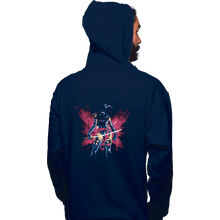 Load image into Gallery viewer, Shirts Pullover Hoodies, Unisex / Small / Navy Mental Butterfly