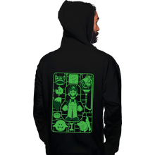 Load image into Gallery viewer, Secret_Shirts Pullover Hoodies, Unisex / Small / Black Luigi Model Sprue