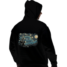 Load image into Gallery viewer, Shirts Zippered Hoodies, Unisex / Small / Black Starry Robot