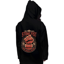 Load image into Gallery viewer, Shirts Pullover Hoodies, Unisex / Small / Black Stone Fist Boxing