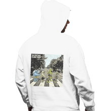 Load image into Gallery viewer, Shirts Pullover Hoodies, Unisex / Small / White Flabby Road