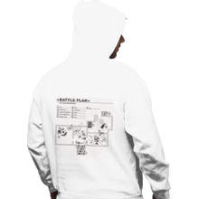 Load image into Gallery viewer, Shirts Pullover Hoodies, Unisex / Small / White Battle Plan