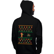 Load image into Gallery viewer, Shirts Pullover Hoodies, Unisex / Small / Black We Wish You A Metroid Christmas