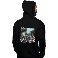 Load image into Gallery viewer, Shirts Pullover Hoodies, Unisex / Small / Black The Heroes